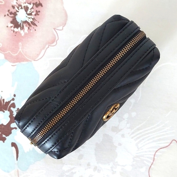 Gucci gg Mormont black leather quilted bag - Picture 5 of 13